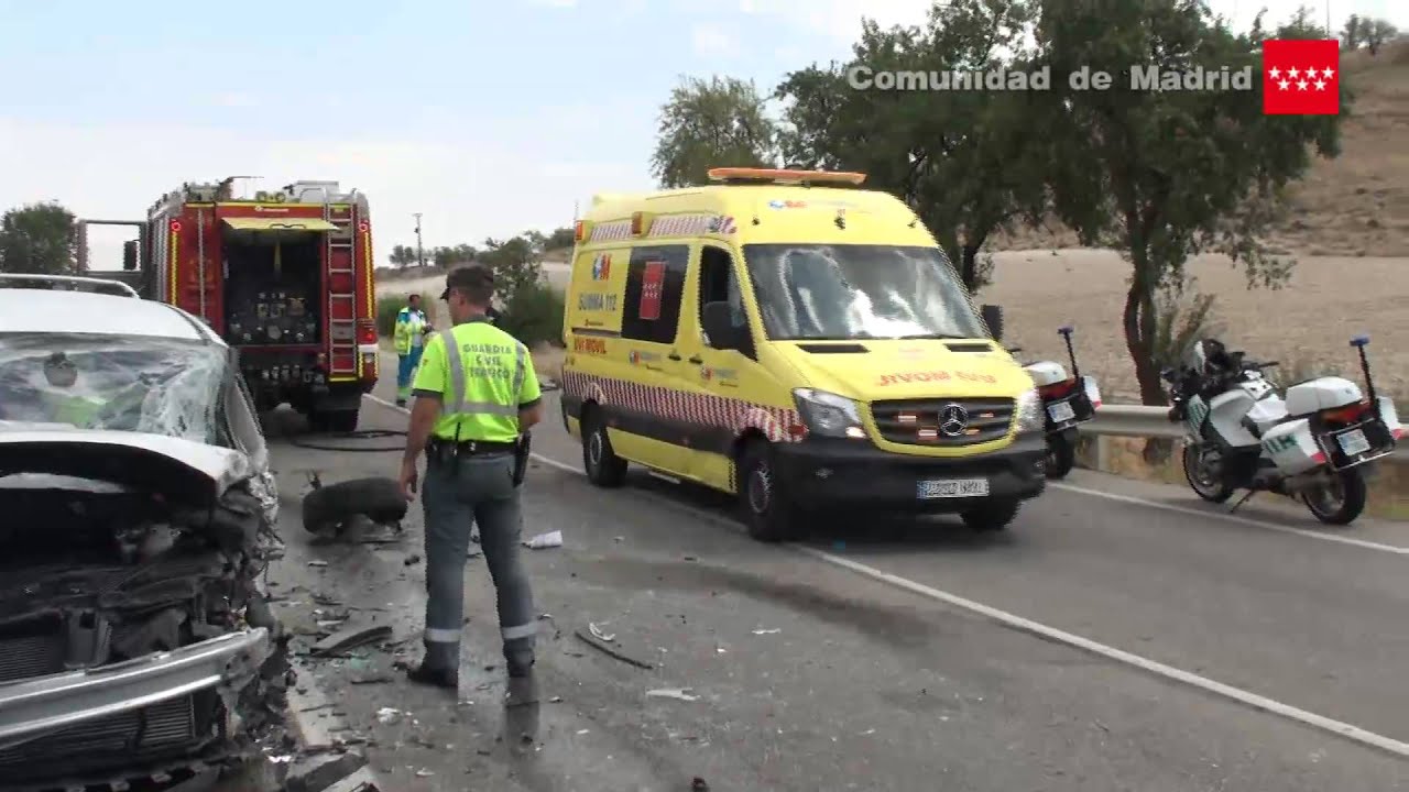 18.08.2014 Accidente M-841 Valdemoro con un fallecido