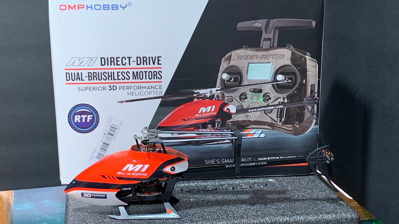 M1 OMP Hobby RTF Dual Brushless 3D Heli