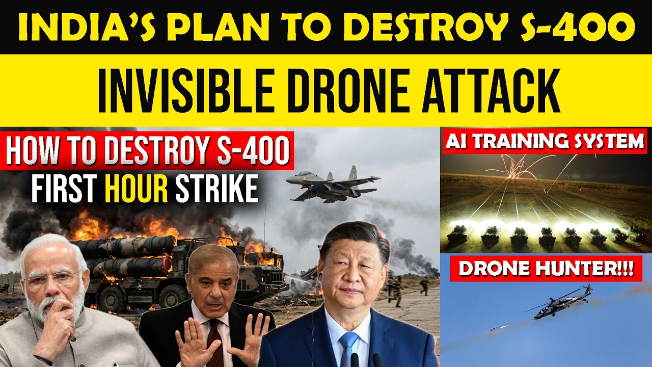 India Planning to destroy S400 Sys,AI Tank Training, Drone Killer Prachand & Stealth UCAV Shock!