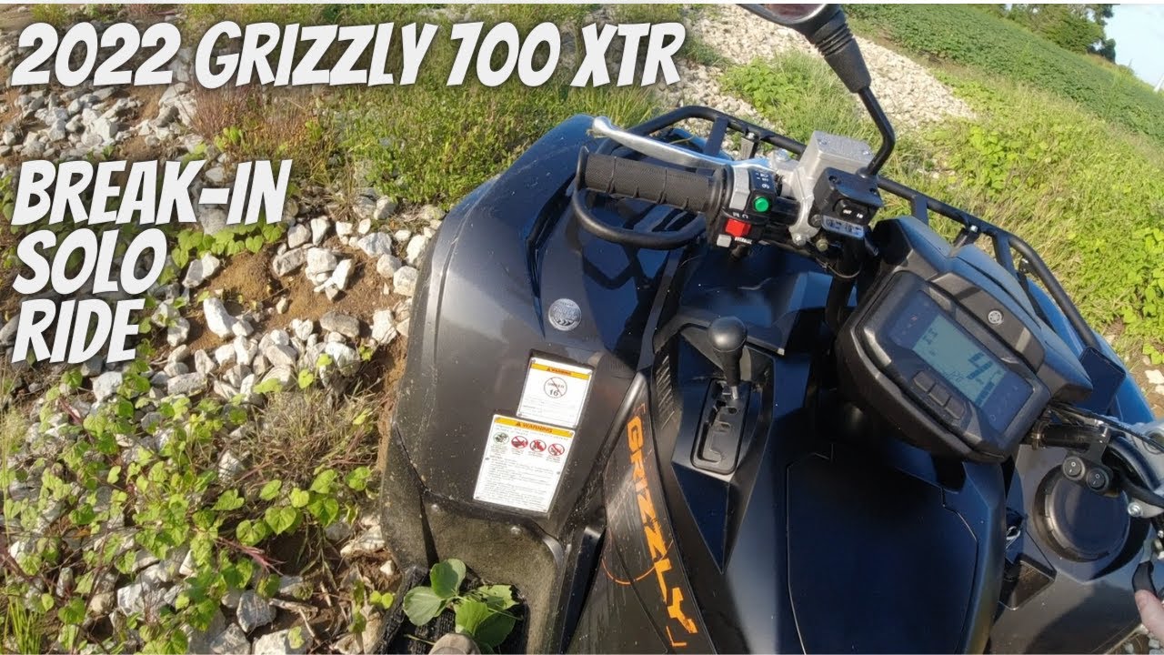 2022 Yamaha Grizzly 700 XT-R | Break-in Solo Ride