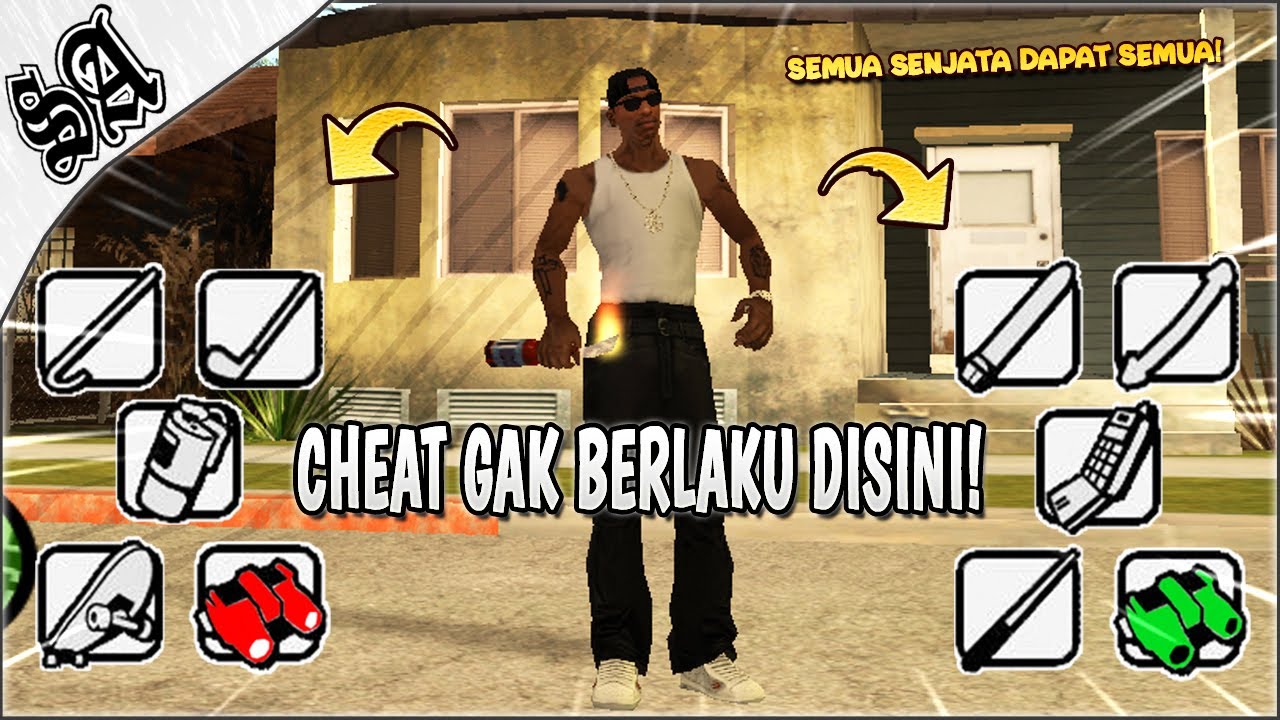 LOKASI SENJATA YANG GAK BISA DI CHEAT di GTA SAN ANDREAS!
