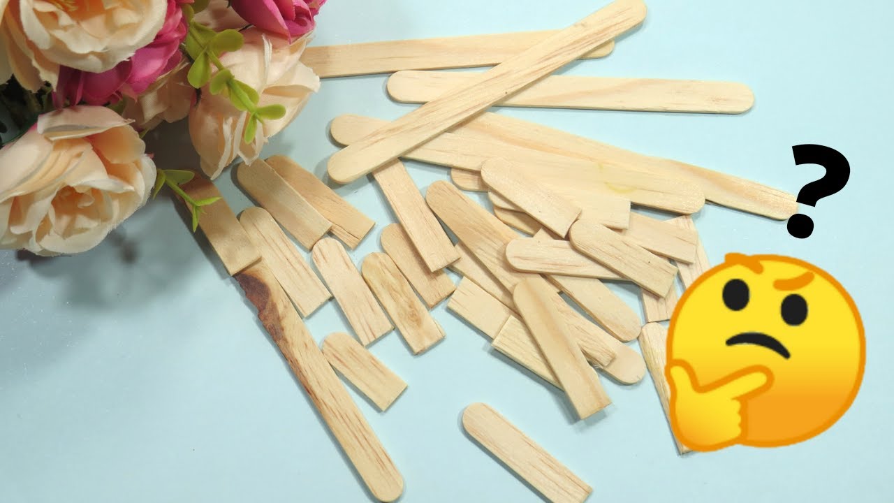 IDEIA INCRÍVEL COM PALITOS DE PICOLÉ #artesanato