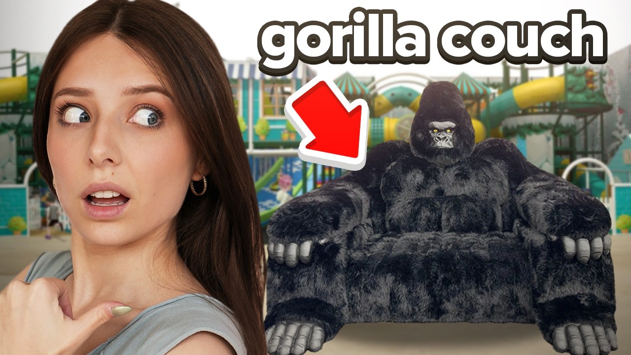Building a JUNGLE GYM (ft. gorilla couch)