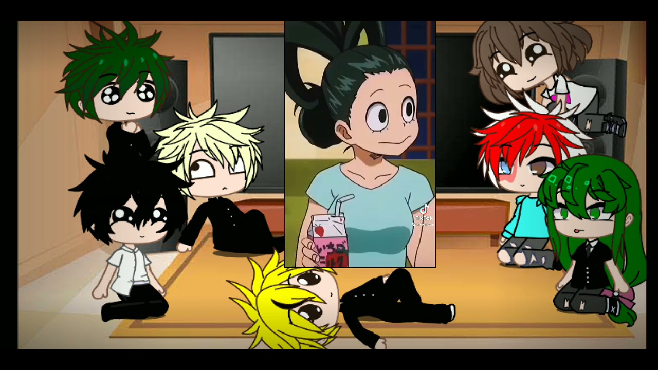 past bnha reagindo ao futuro (tsuochako,shinkami, kiribaku,tododeku)