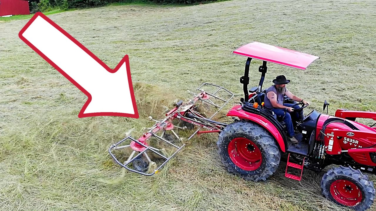 Hay Field Almost Broke Me-Mowing & Tedding Madness!