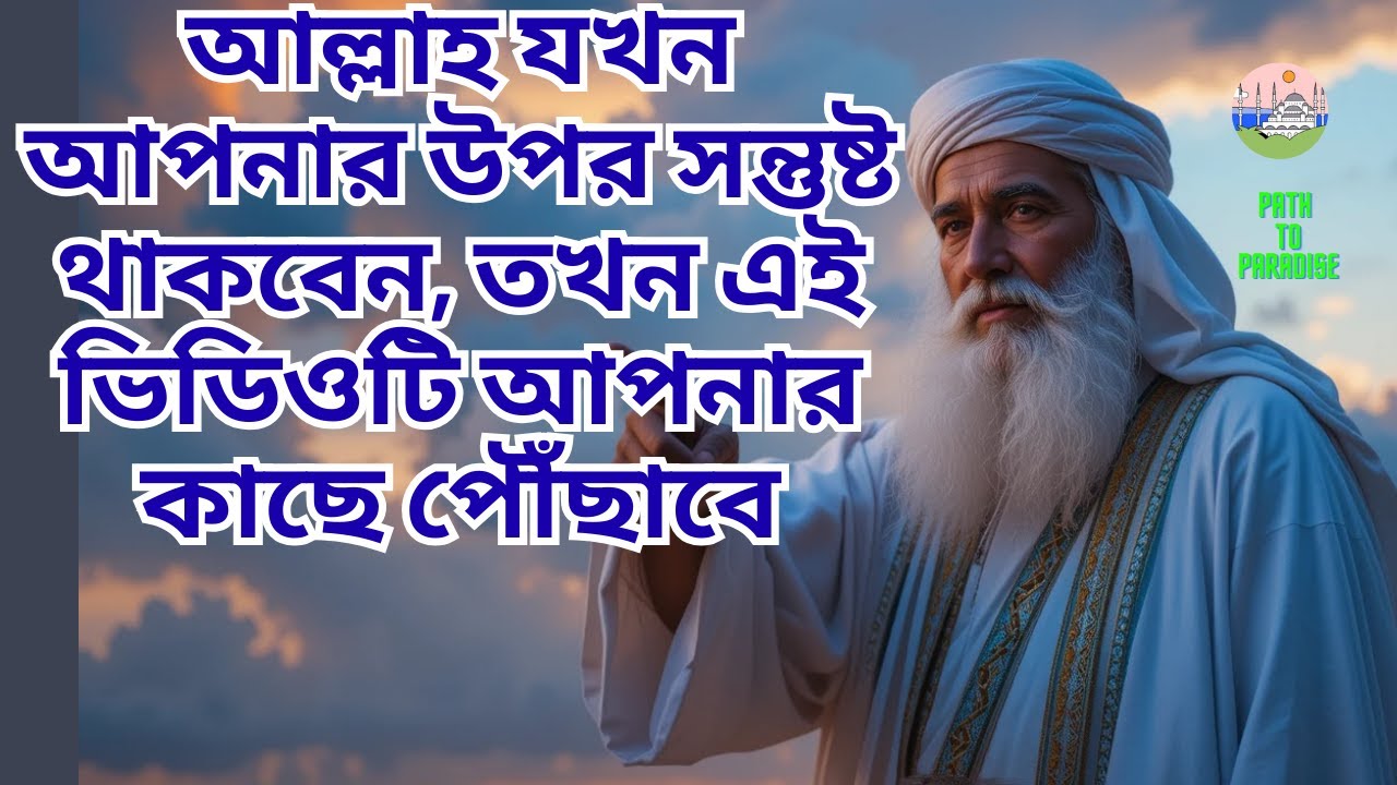 আল্লাহ যখন আপনার উপর সন্তুষ্ট থাকবেন, তখন এই ভিডিওটি আপনার কাছে পৌঁছাবে! #pathtoparadise