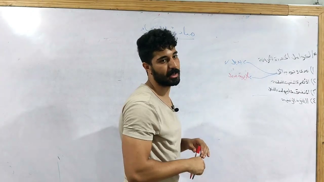 مبادئ الاقتصاد (مرونة الطلب والعرض )