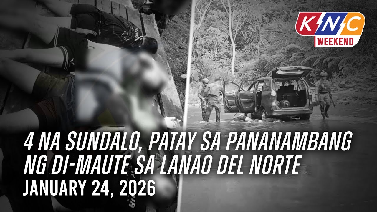 4 na sundalo, patay sa pananambang ng DI-Maute sa LDN | Kidlat News Channel (January 24, 2026 12NN)