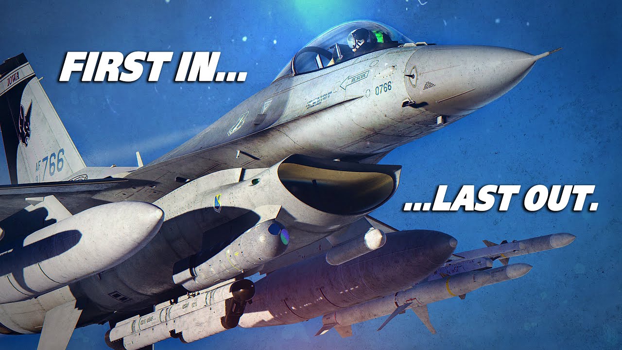 Первый пришёл... Последний ушёл | F-16 Viper Wild Weasel | Воздушный бой | SEAD | Цифровой боевой...