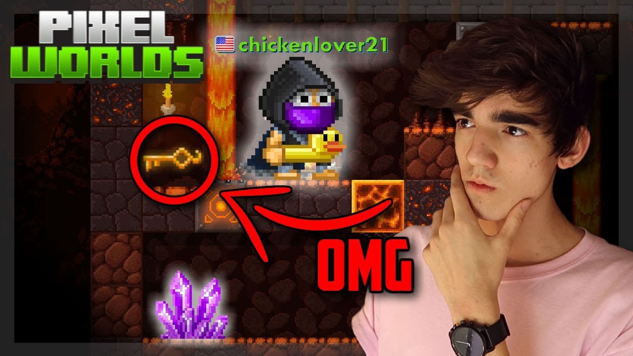 INFLUENCER GOES TO THE NETHER WORLD - Pixel Worlds