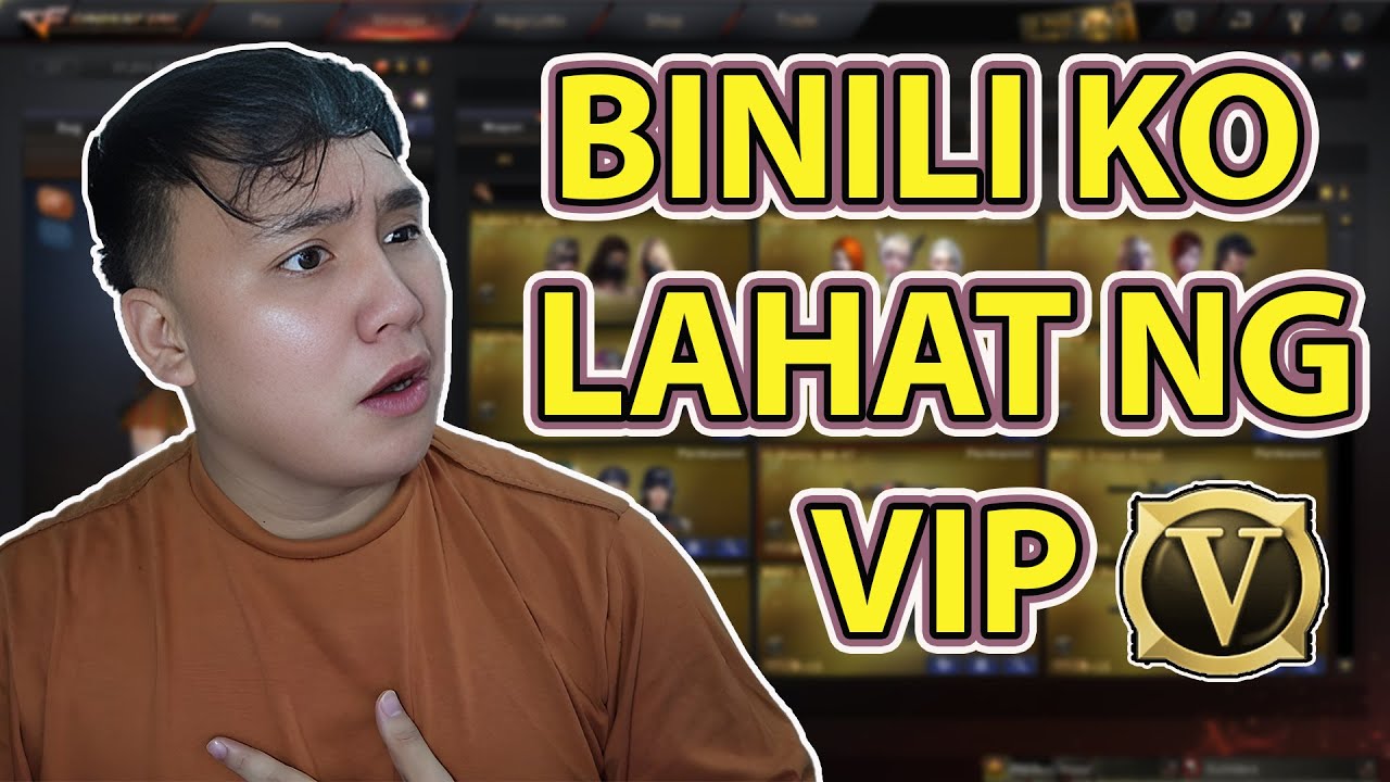 GUMAWA AKO NG SMILEY AT BINILI KO LAHAT NG VIP SA CROSSFIRE (737 VIP) TAS IPAPAMIGAY KO ANG ACCOUNT!