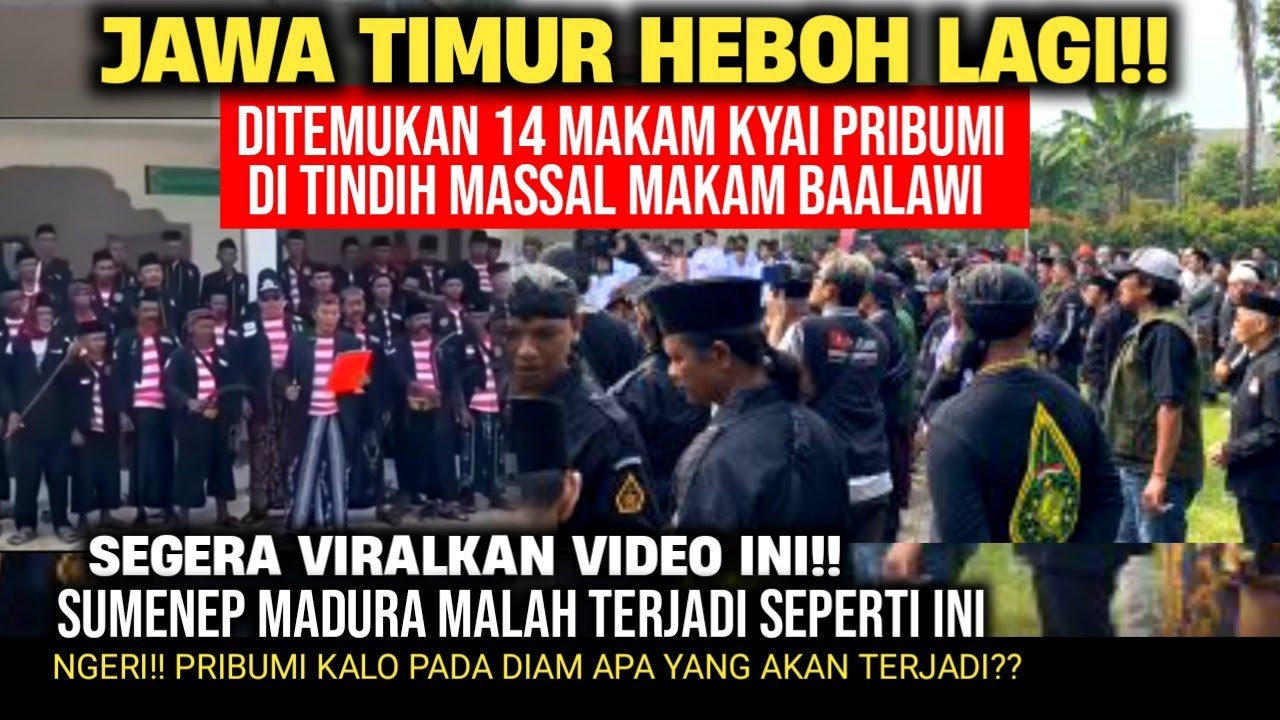 🔴JATIM GEGER LAGI!! DITEMUKAN 14 MAKAM KYAI PRIBUMI DI COR KABIB SAMPAI SEPERTI INI