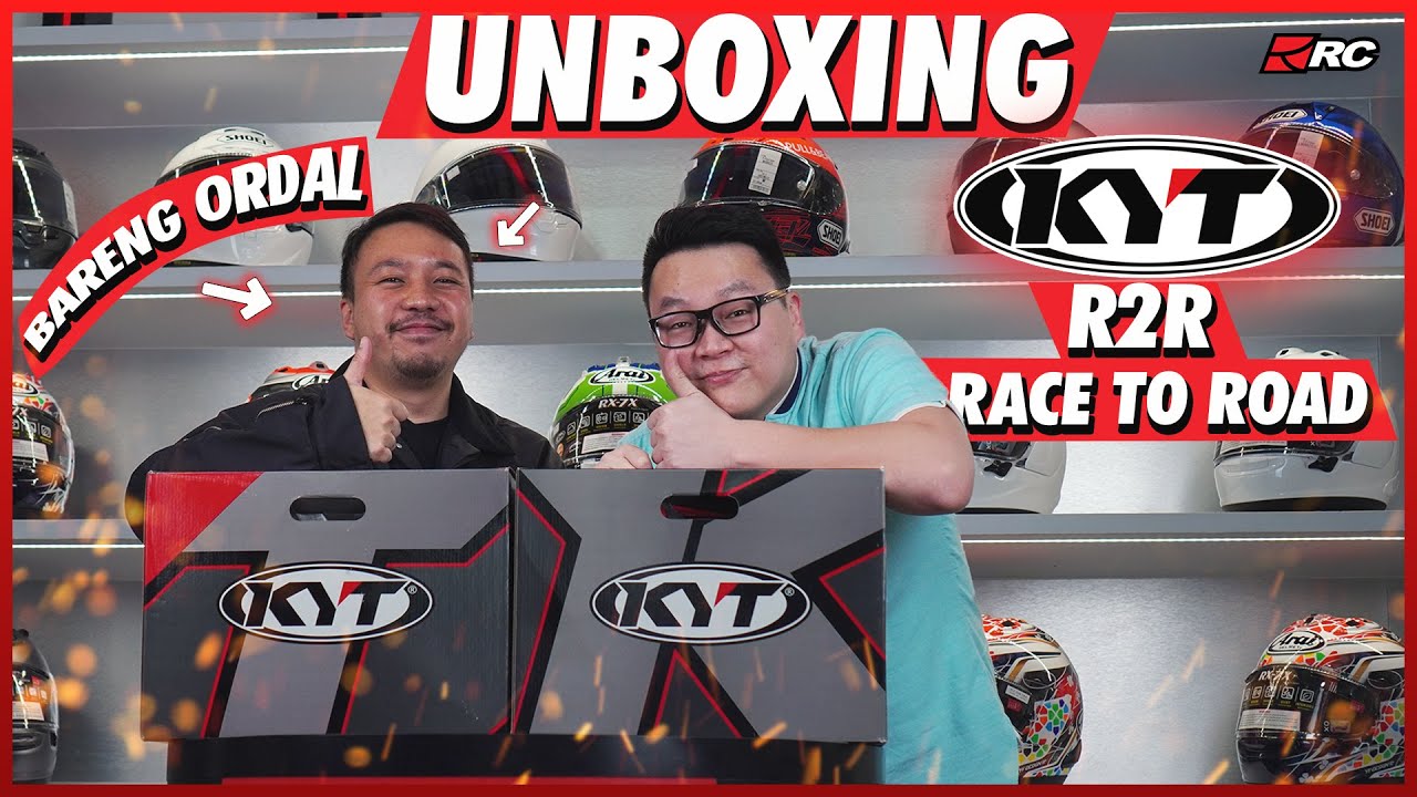 UNBOXING KYT R2R ❗️❗️ UNBOXING KEDUA HELM YANG BARU AJA LAUNCHING BULAN INI 🔥