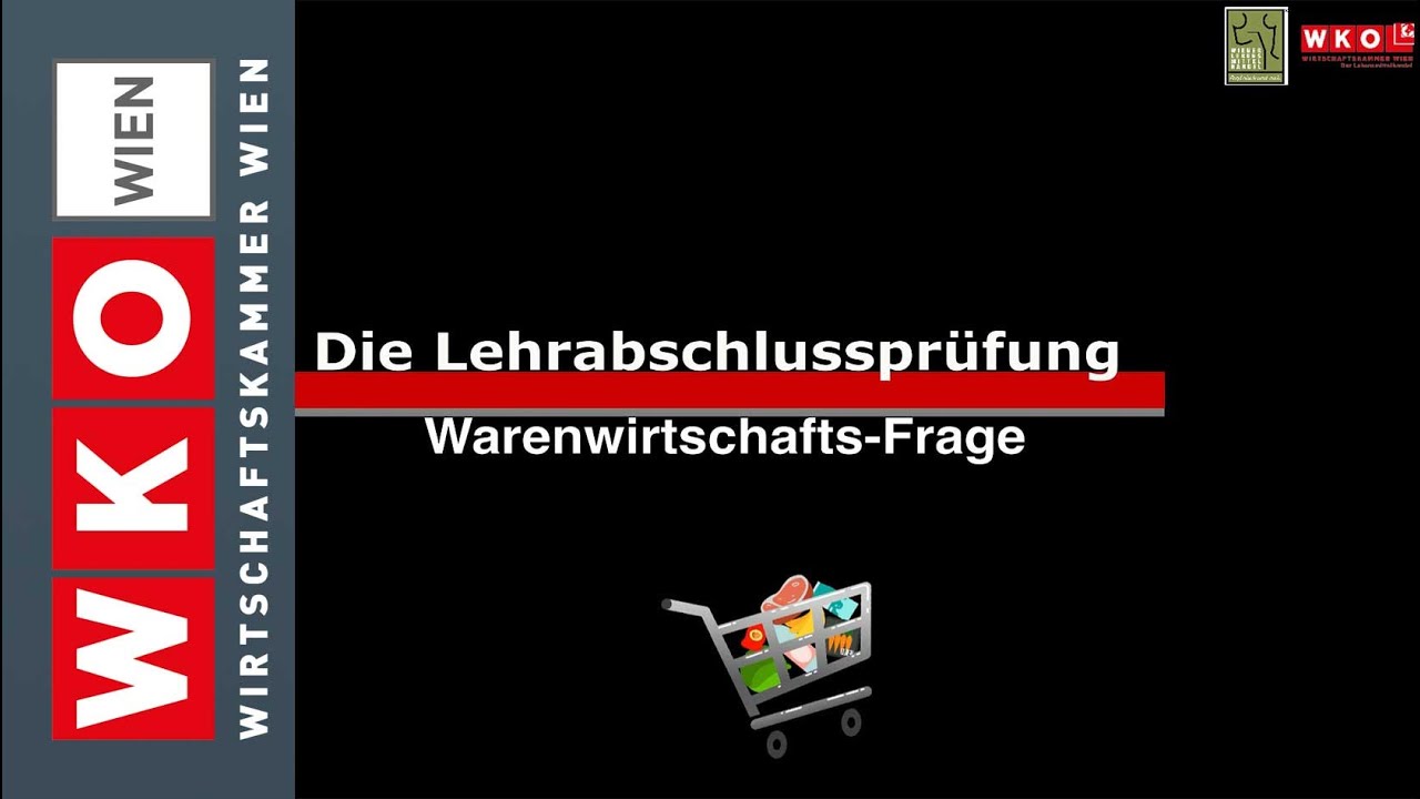 LAP Lebensmittelhandel - Die Frage zur Warenwirtschaft - LAP 3