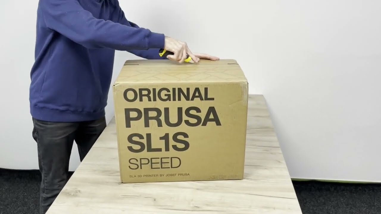 Unboxing Original Prusa SL1S Speed + Original Prusa Curing and Washing