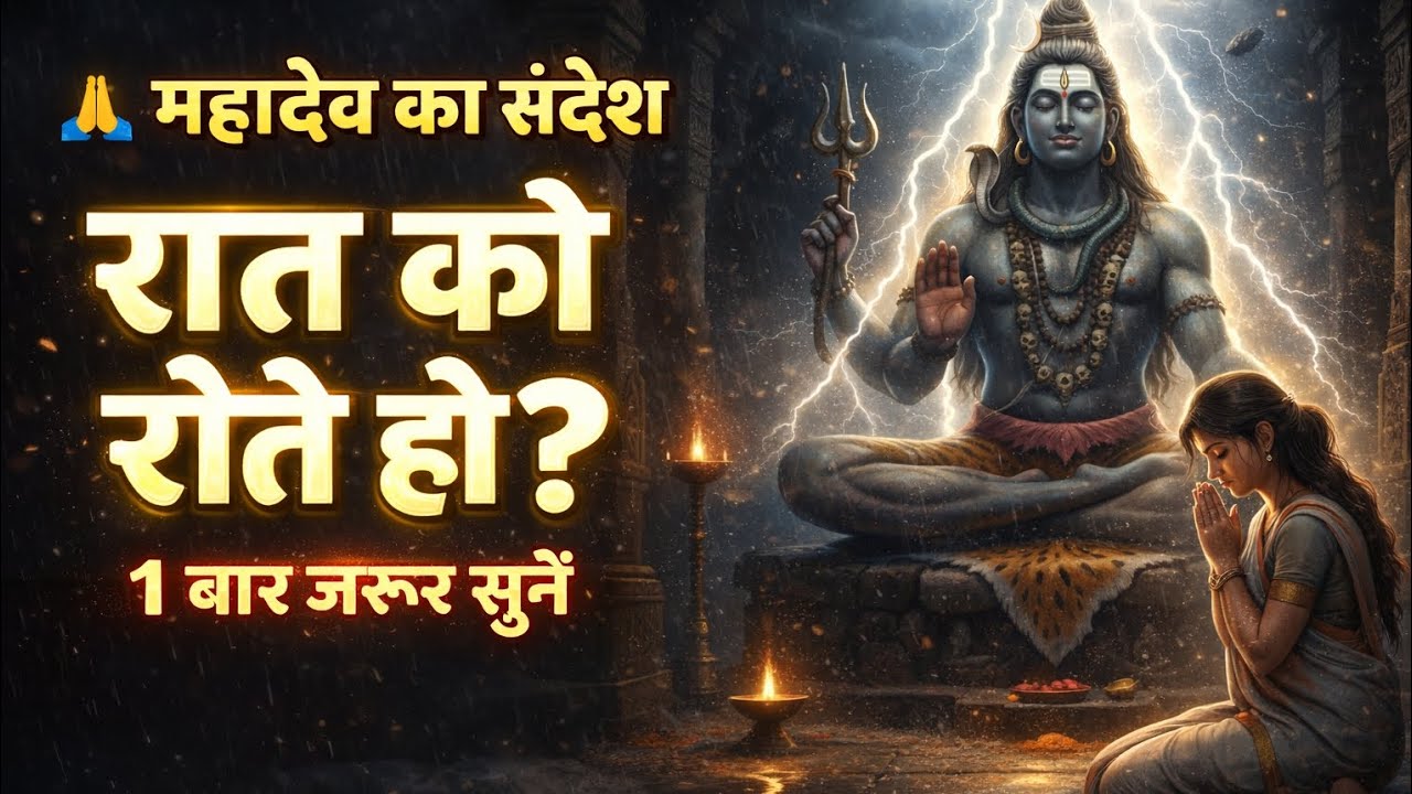 अगर जिंदगी में बहुत दर्द है तो ये महादेव का संदेश सुन लोट महादेव का शक्तिशाली संदेश