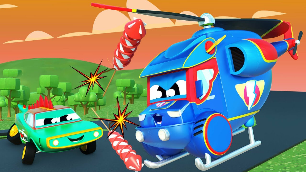 SUPER HELICÓPTERO prende o LADRÃO DOS FOGOS
