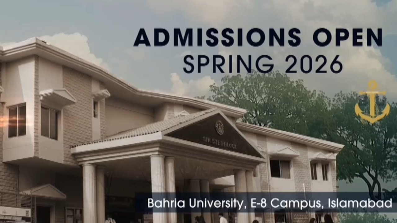 🎓 Bahria University Admissions Open 2026 | BS TV Broadcasting & Media Studies | Apply Now!