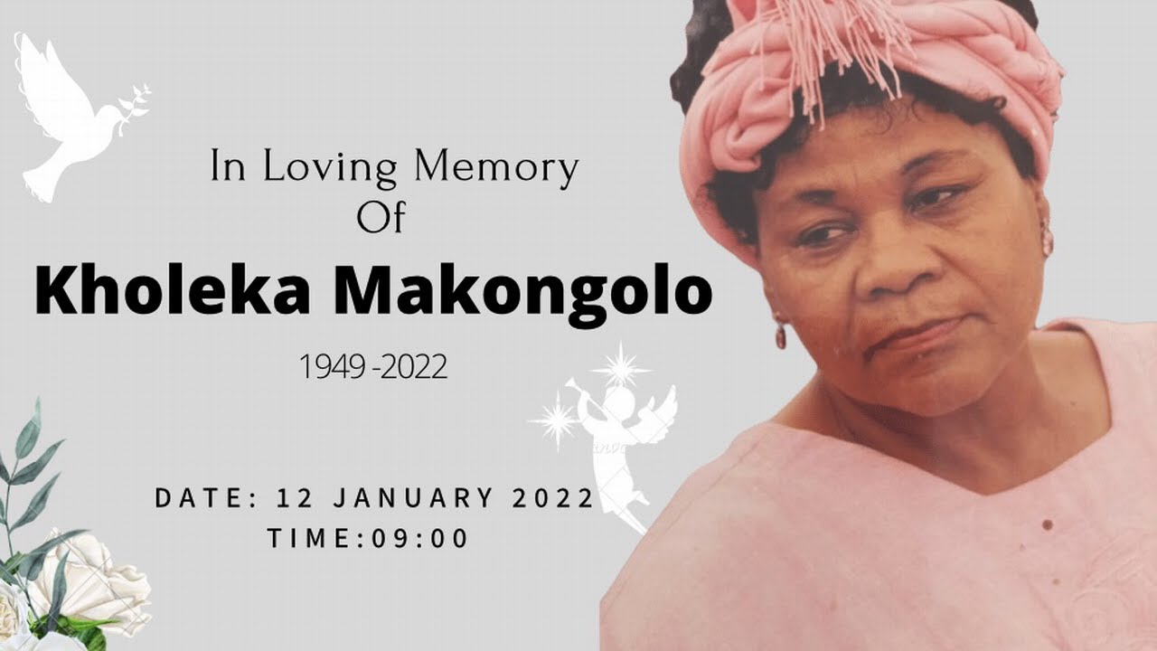 In Loving Memory Of Kholeka Makongolo