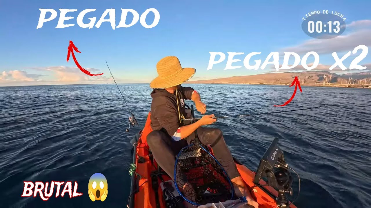 No te imaginas lo que me SUCEDE En esta pesca en Kayak