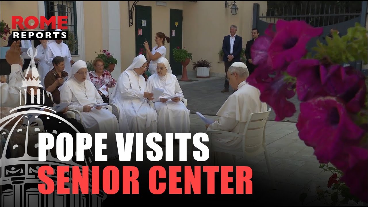 POPE LEO visits a senior center and shares his reflection