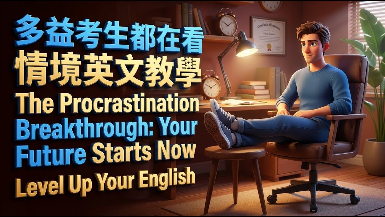 多益考生都在看
情境英文教學
The Procrastination Breakthrough: Your Future Starts Now #habits #success #mindset