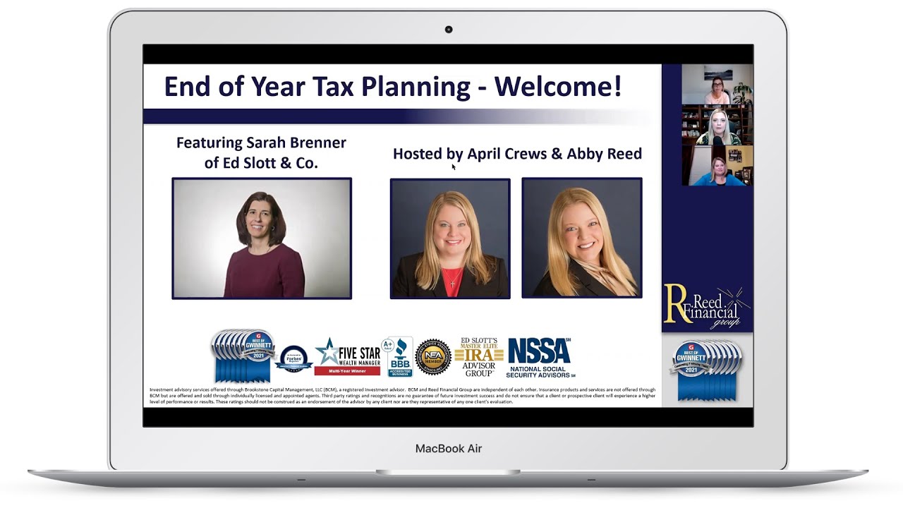 Webinar: Year-End Tax Planning Checklist: What to Look For Before December 31st