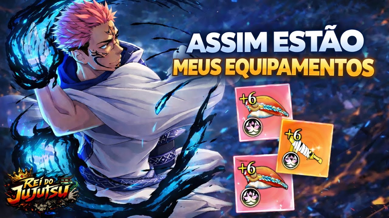 calibrando meus EQUIPAMENTOS - Rei do jujutsu BR