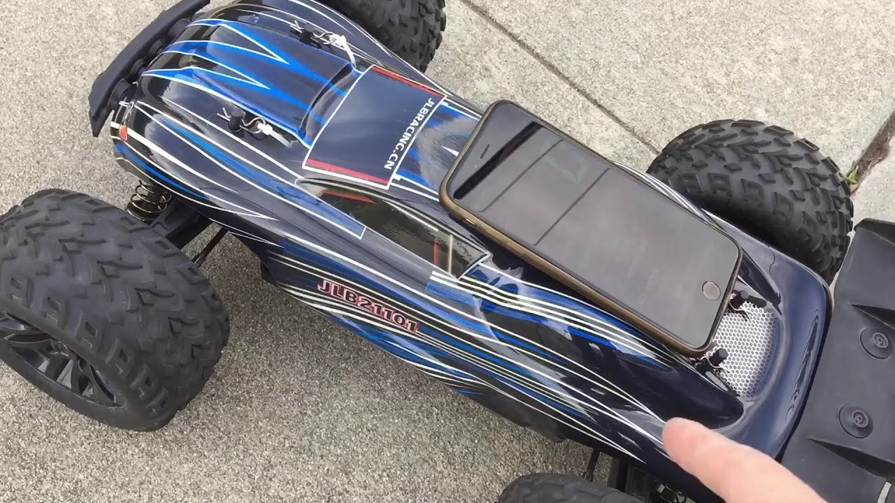 JLB Cheetah 21101 Stock Gears, Stock Battery 3s, (GPS Speed Run) 48.6 mph!!!
