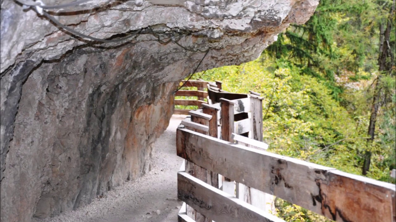 il sentiero nella roccia per san romedio