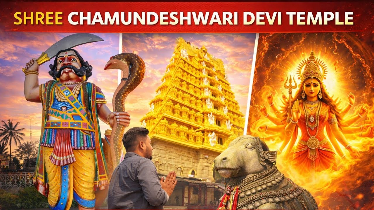 A Drive to Chamundi Hill, MYSORE 🏔️| Chamundeshwari Temple 🛕 #temple #mysore #chamundeshwari 