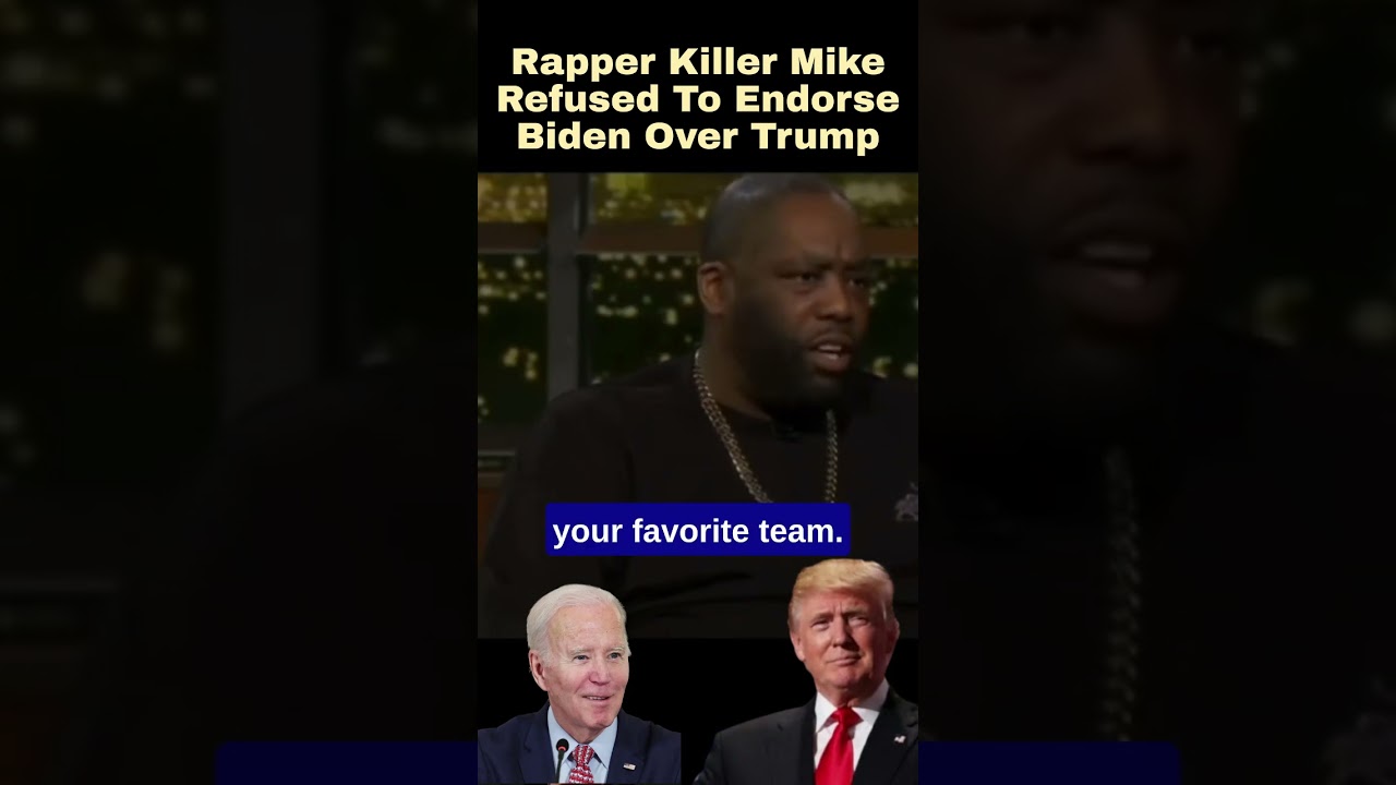 Рэпер и активист Майк Киллер отказался поддержать Байдена вместо Трампа!!