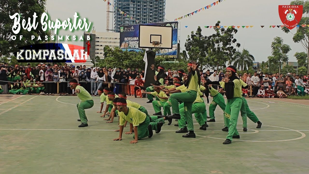 JUARA 2 SUPORTER @KOMPASGAR 2nd - PASKIBRA SMKN 1 BATAM