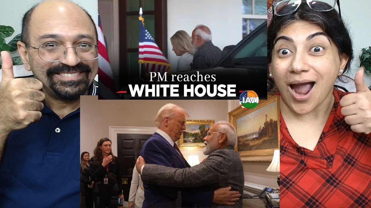 President Trump Warm Welcome to PM Modi at the White House😍