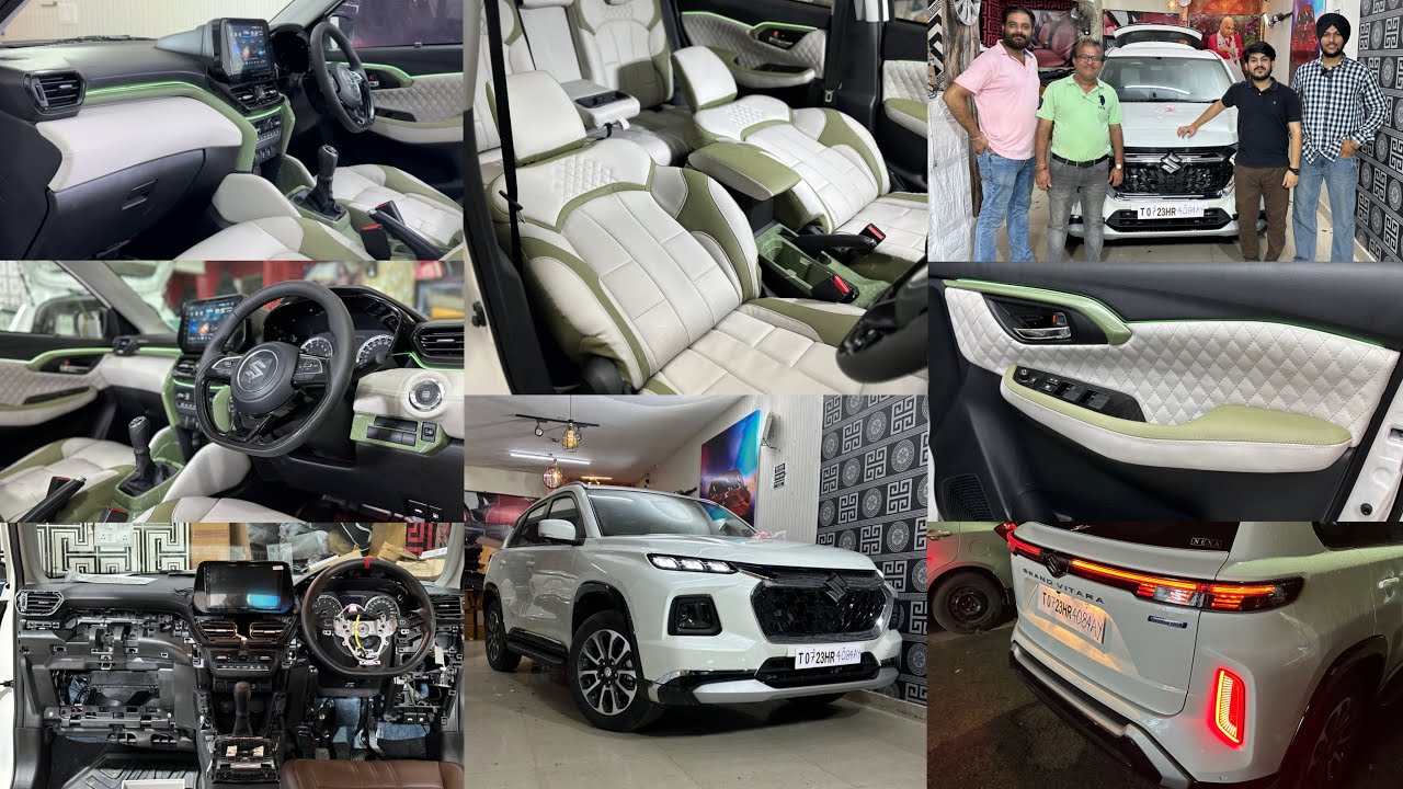 इसमे तो BAR🍷के मजे आऐ - Grand Vitara Sigma Modification✅ Grand Vitara Modified | Vitara Luxury 2023