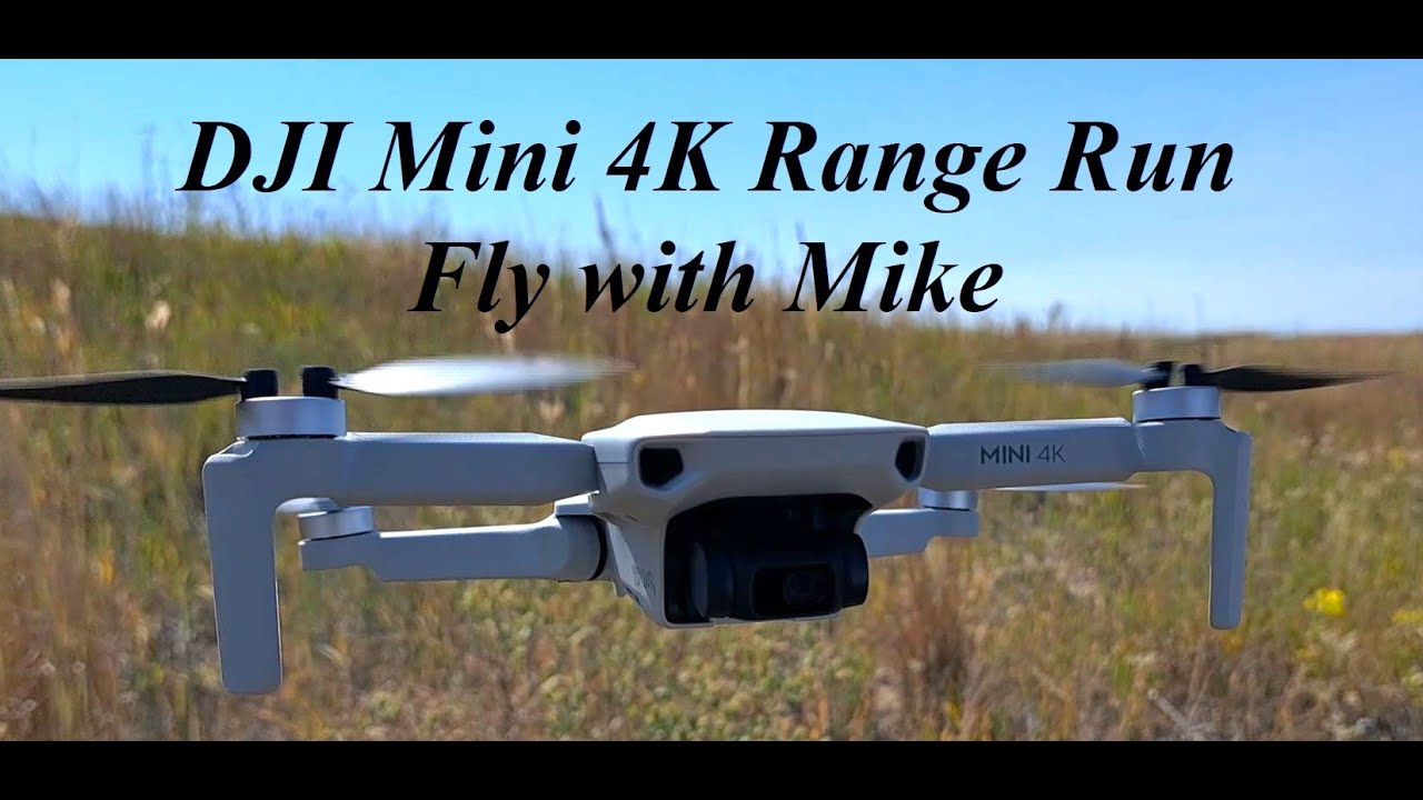 DJI Mini 4K Range Run, Great First Drone at a Low Cost, Fly with Mike