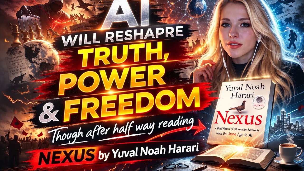 AI will reshapre truth, power & freedom. Though after half way  reading NEXUS by Yuval Noah Harari 🤺