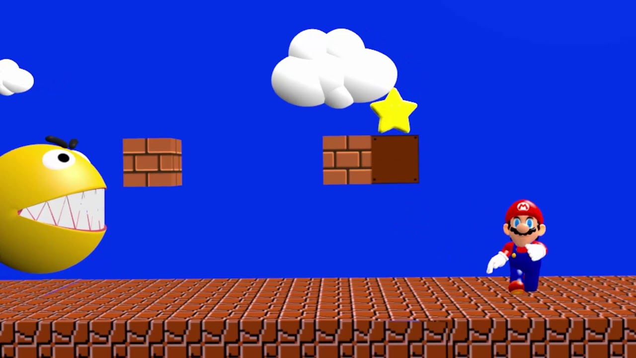 Pacman vs Super Mario Battle 3D
