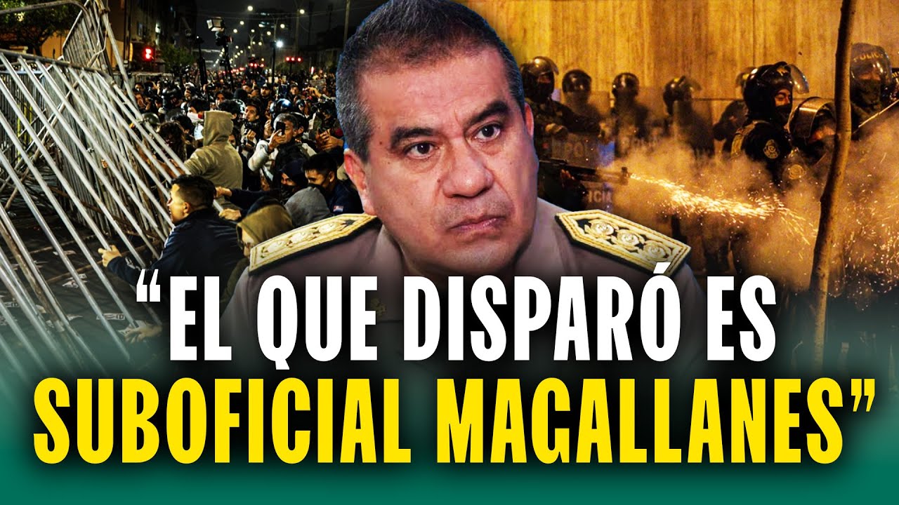 PNP CONFIRMA QUE SUBOFICIAL ES RESPONSABLE DE MUERTE DE MANIFESTANTE EN MARCHA