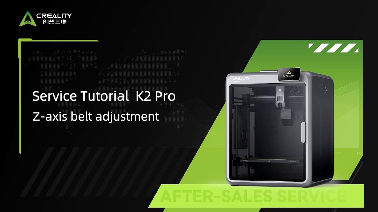 Service Tutorial K2 Pro Z axis belt adjustment