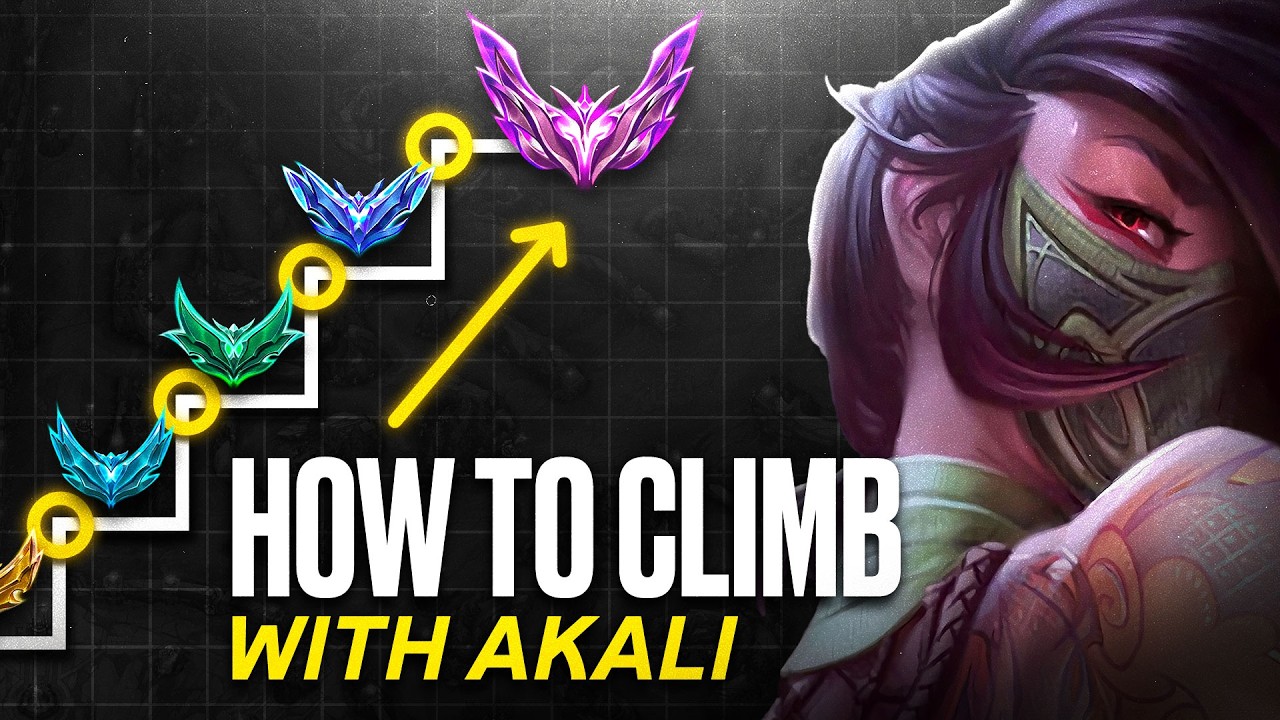 How to Climb With Akali in Season 16 - Coaching Guide