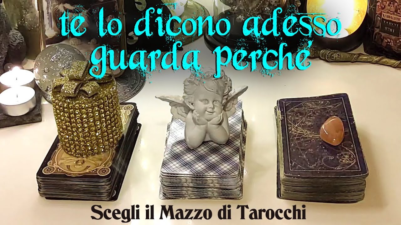 ✶ Te lo dicono ⁺adesso⁺ guarda perchè ༒︎ Tarocchi interattivi e scrittura automatica