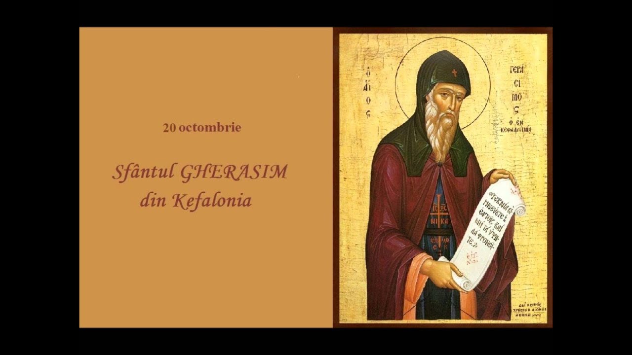 Acatistul Sfantului Gherasim din Kefalonia