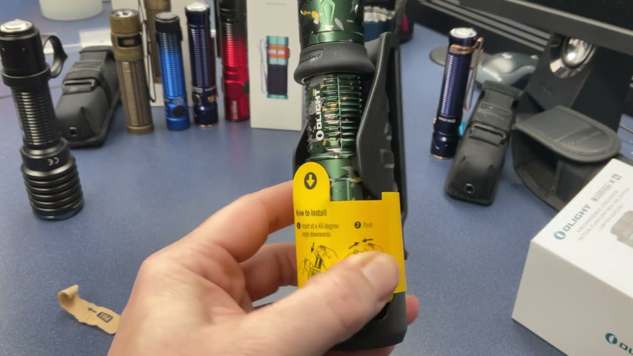 Unboxing OLIGHT Warrior X4 Camo limited edition 1 of 5000