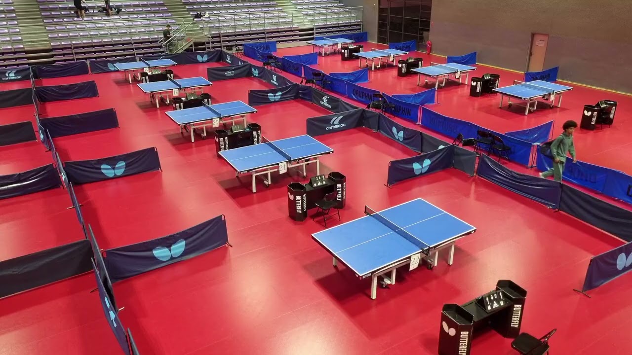 J1 Tournoi national de tennis de table clermont-ferrand