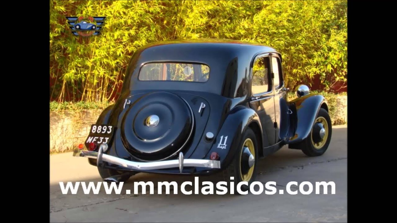 MM CLASICOS CITROËN 11 BL TRACTION AVANT EX RESISTENCIA FRANCESA 1937