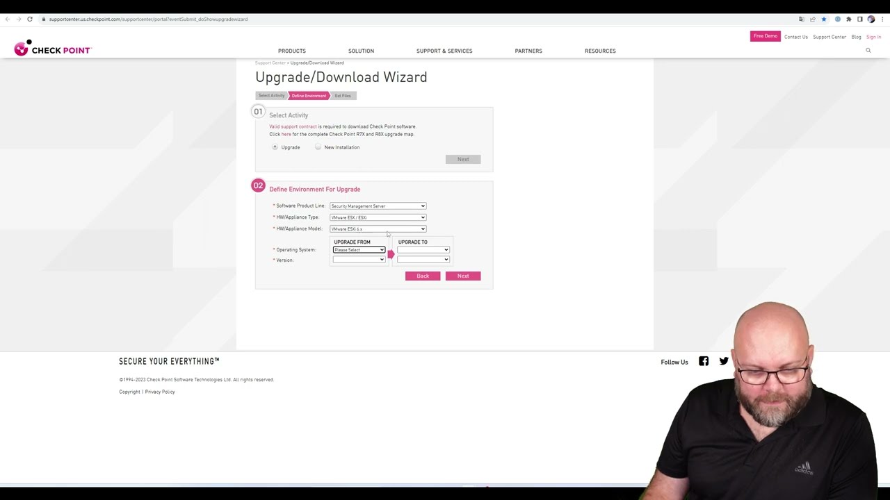 Как загрузить образы программного обеспечения Check Point