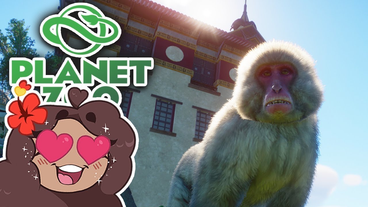 Snowy TEMPLES for Rescued Macaques!! 🐼 Daily Planet Zoo! • BONUS Day 48