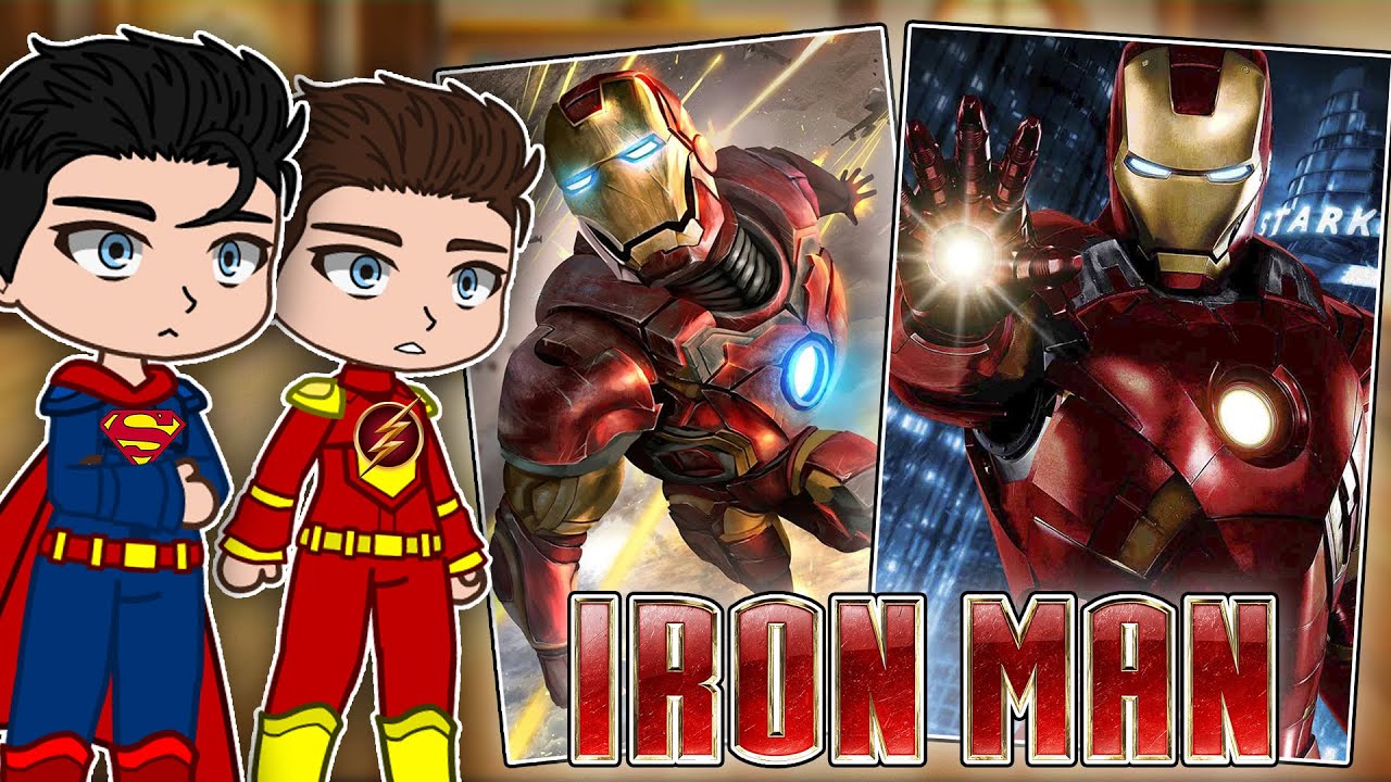 Justice League React To Iron Man | Tony Stark | Gacha react