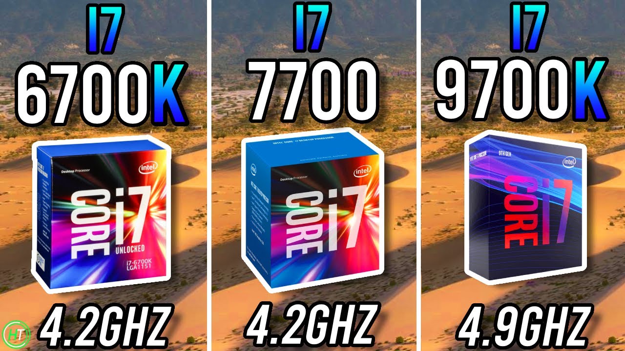 i7 6700k vs i7 7700 vs i7 9700k - Tested in 2024